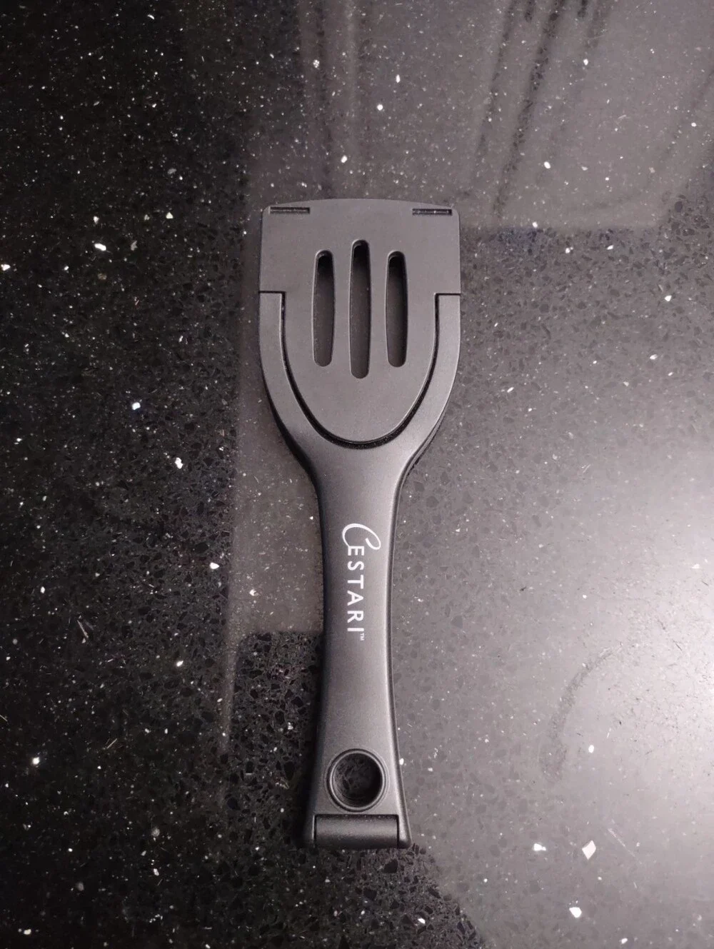 Cestari Recipe Holder Stand for Smartphones Plastic Black